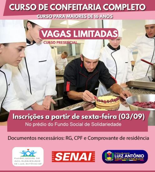 CURSO DE CONFEITARIA COMPLETO!