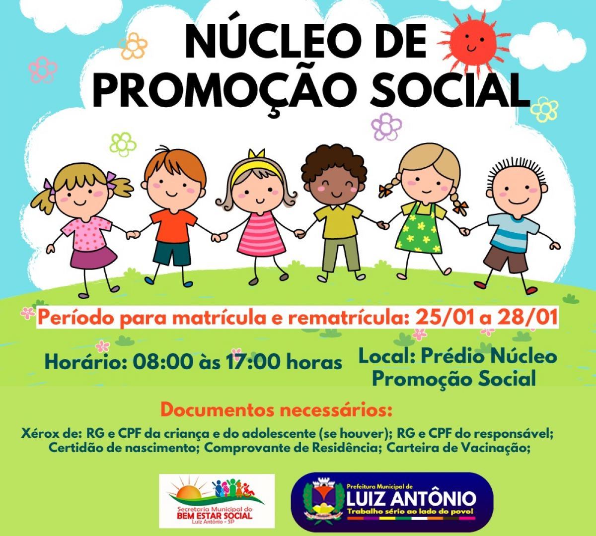 Matrícula e Rematrícula Núcleo de Promoção Social