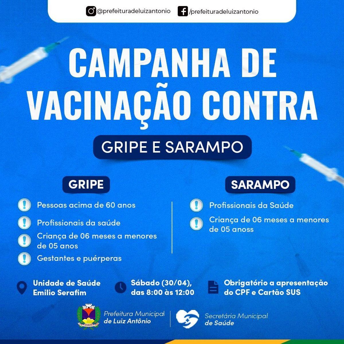 CAMPANHA DE VACINAÇÃO