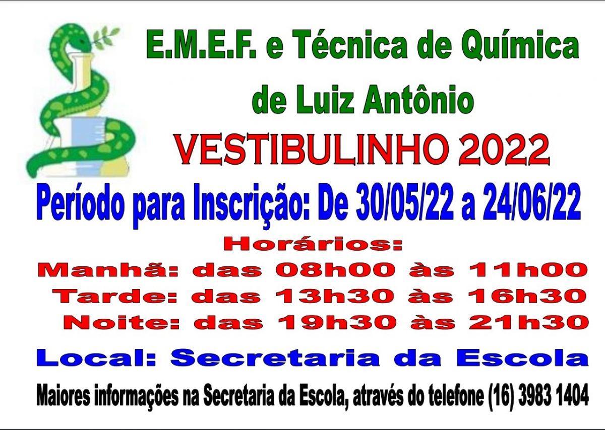VESTIBULINHO 2022
