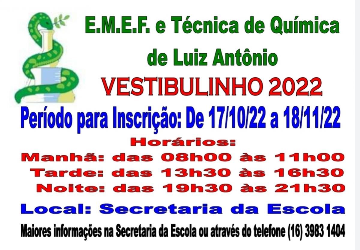 VESTIBULINHO 2022