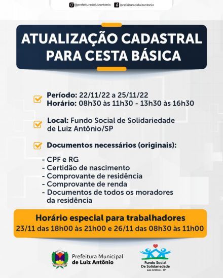 COMUNICADO IMPORTANTE