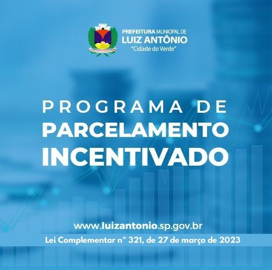 PROGRAMA DE PARCELAMENTO INCENTIVADO 2023