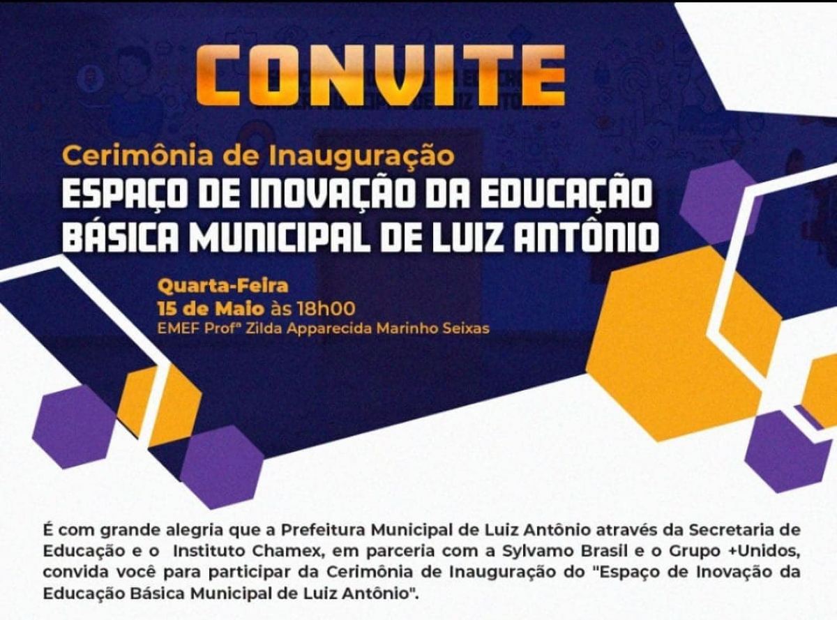 ESPAÇO DE INOVAÇÃO DA EDUCAÇÃO BÁSICA MUNICIPAL DE LUIZ ANTÔNIO