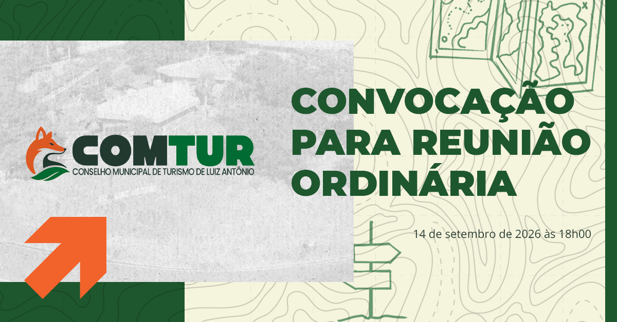 Convovação Comtur Setembro